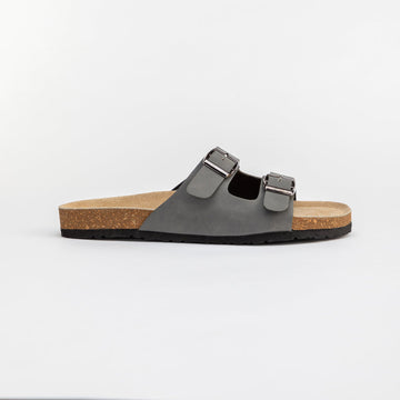 SMOKE GREY COMFORT FLATS
