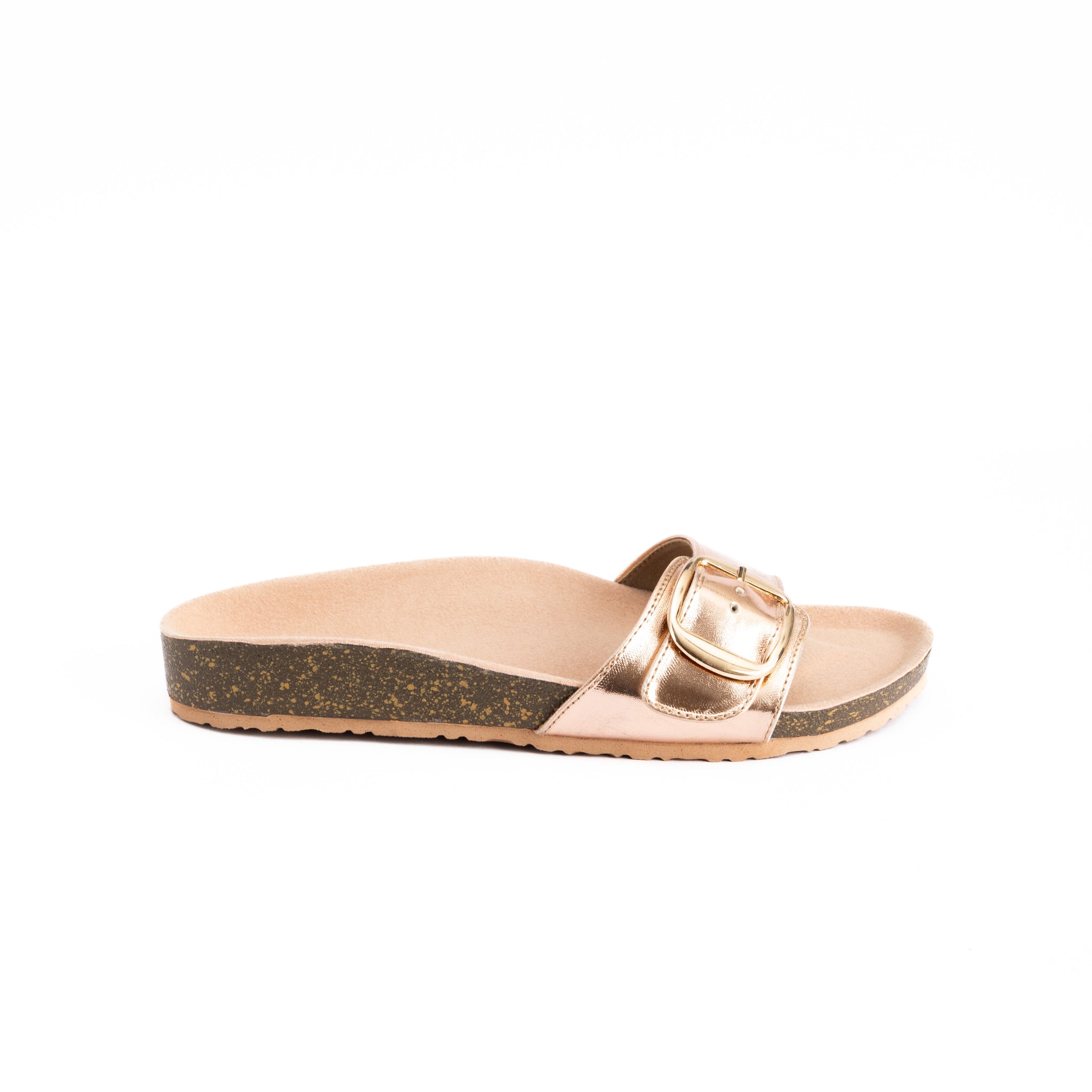 ROSE GOLD COMFORT FLATS