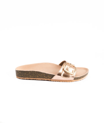 ROSE GOLD COMFORT FLATS