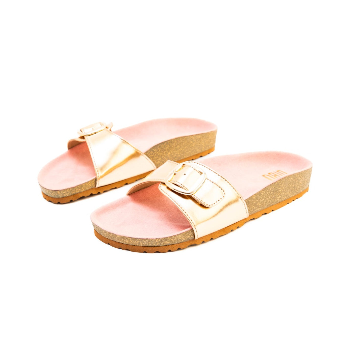 Rose Gold Comfort Slides Dibofashion